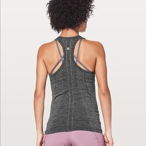Grey lululemon dri fit tank